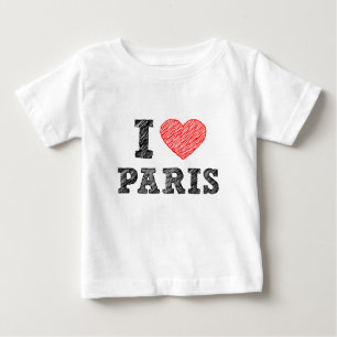 I Liebe-Paris-Skizze Baby T-shirt