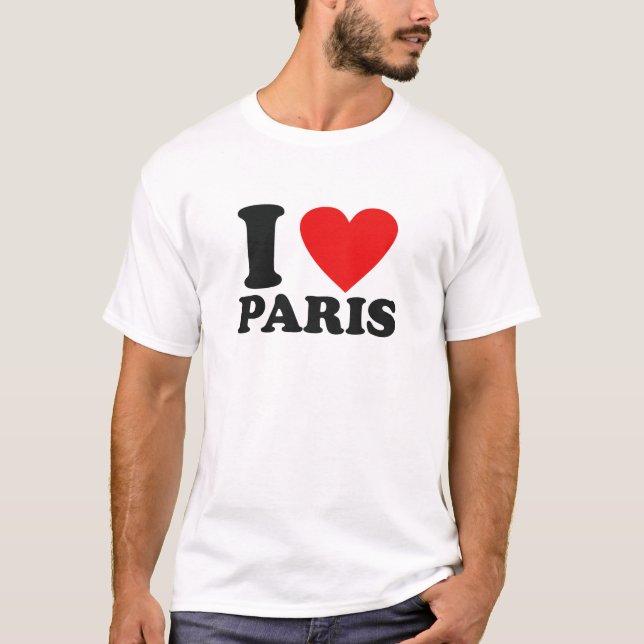 I Liebe Paris T-Shirt (Vorderseite)
