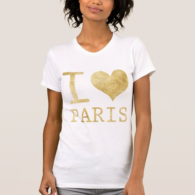 I Liebe Paris T - Shirt (Vorderseite)