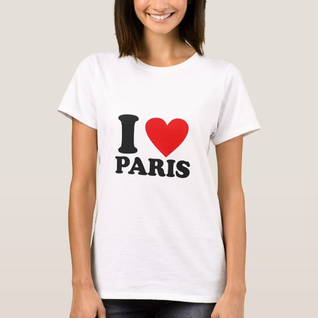 I Liebe Paris T-Shirt (Vorderseite)