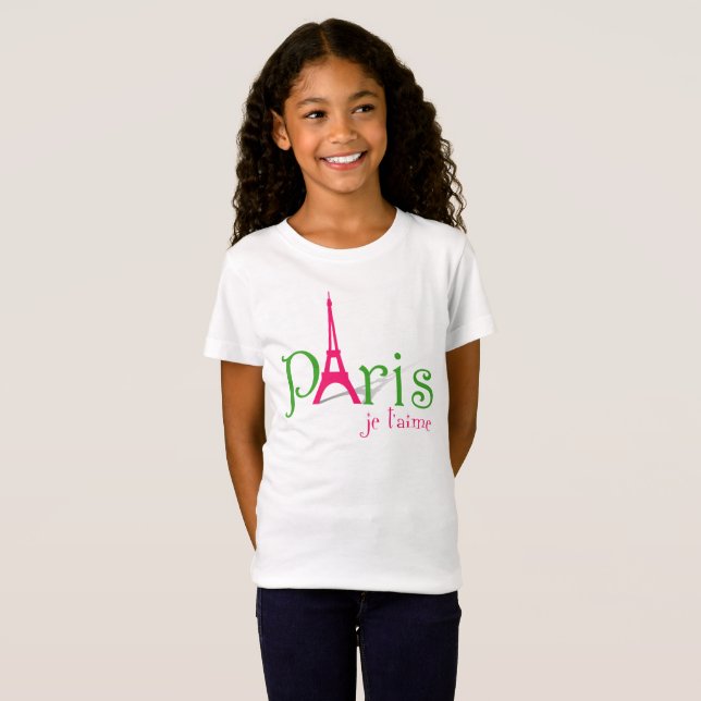 I Liebe Paris T-Shirt (Vorne ganz)