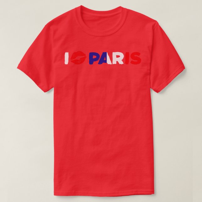 I Liebe Paris T-Shirt (Design vorne)