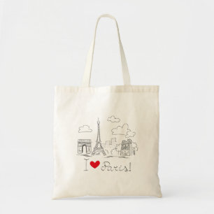 I Liebe Paris Tragetasche