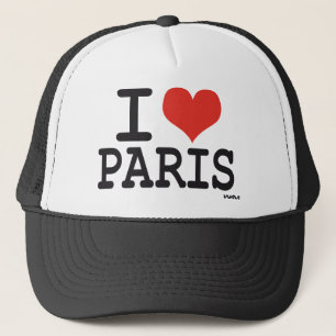I Liebe Paris Truckerkappe