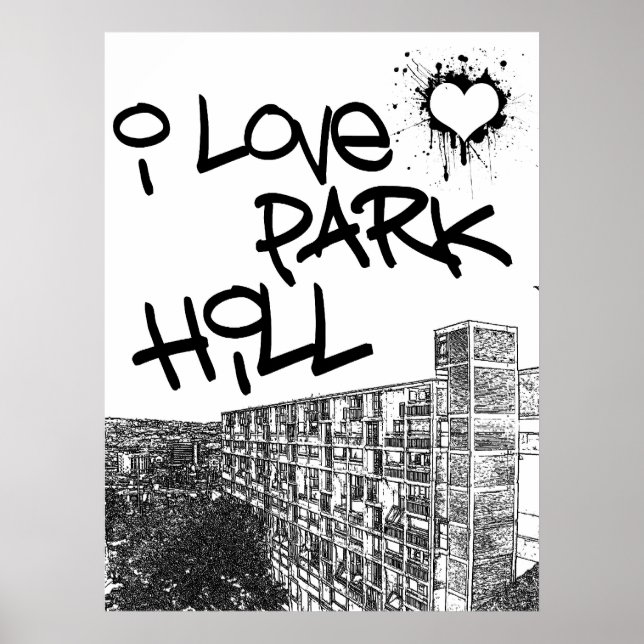 I Liebe Park Hill Poster (Vorne)