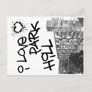 I Liebe Park Hill Postkarte