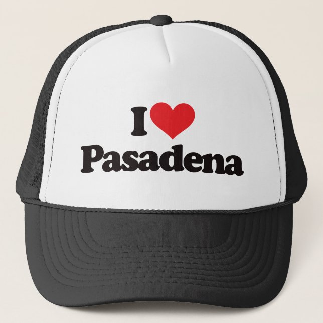 I Liebe Pasadena Truckerkappe (Vorderseite)