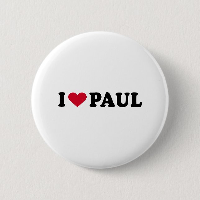 I LIEBE PAUL BUTTON (Vorderseite)