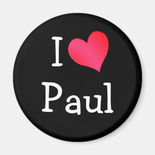 I Liebe Paul Magnet