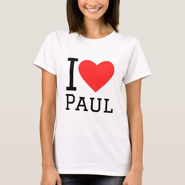 I Liebe Paul T-Shirt (Vorderseite)