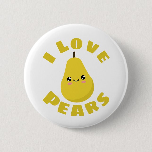 I Liebe Pears Button (Vorderseite)