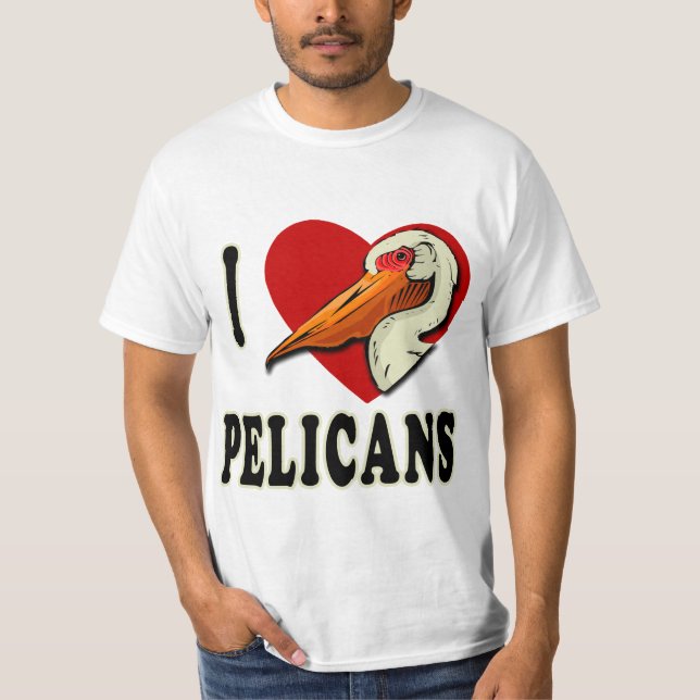 I Liebe-Pelikan-T - Shirts, Kinderkleid T-Shirt (Vorderseite)