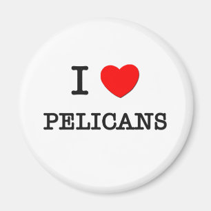I Liebe PELIKANE Magnet