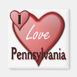 I Liebe Pennsylvania Magnet