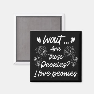 I Liebe Peonies Niedlich Peony Blume Lover Spaß Zi Magnet