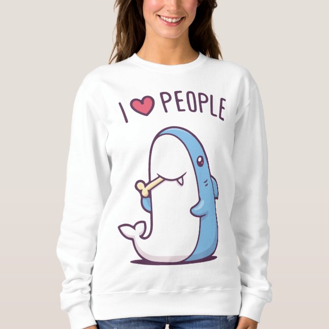I Liebe People Sweatshirt (Vorderseite)
