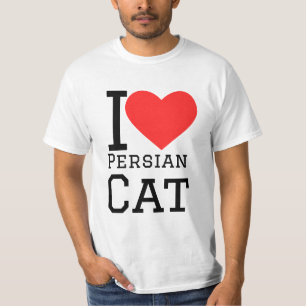 I Liebe Perserkatze T-Shirt