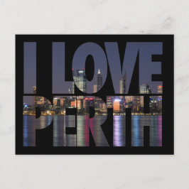 I Liebe Perth Postcard Postkarte