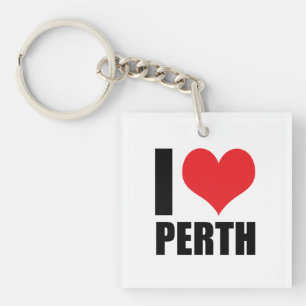 I Liebe Perth Schlüsselanhänger