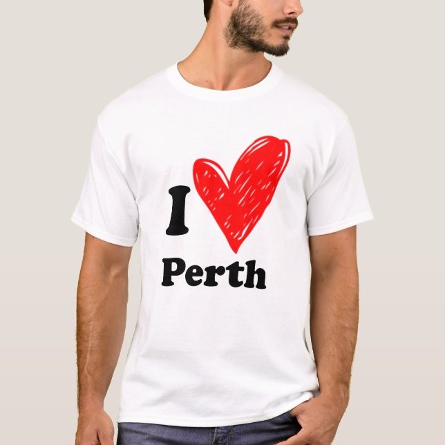 I Liebe Perth T-Shirt (Vorderseite)