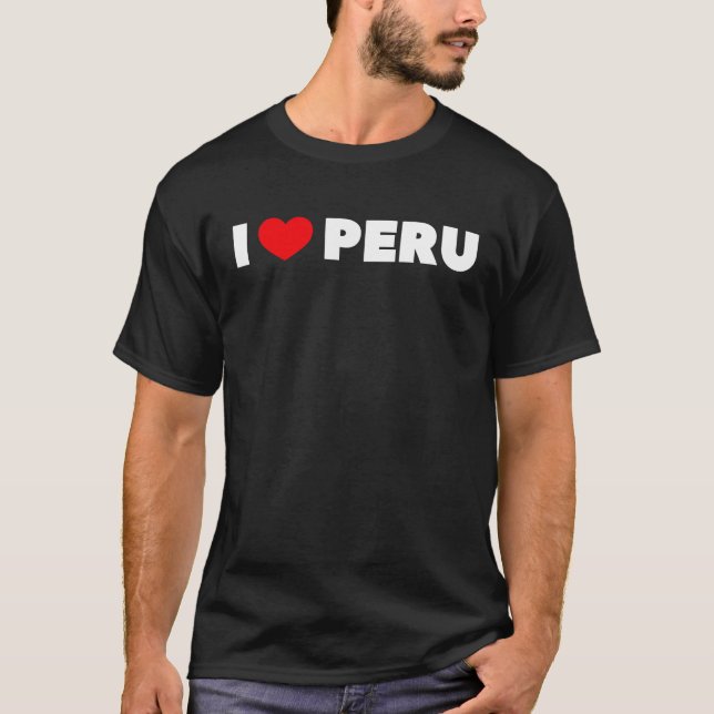 I Liebe Peru T-Shirt (Vorderseite)
