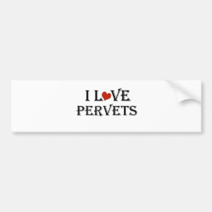 I Liebe Pervets.png Autoaufkleber