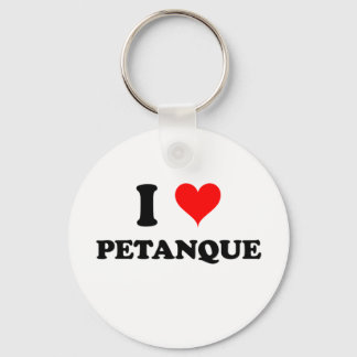 I Liebe Petanque Schlüsselanhänger
