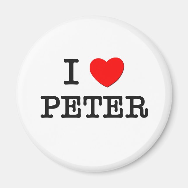 I Liebe Peter Magnet (Vorne)