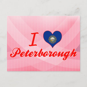 I Liebe Peterborough, New Hampshire Postkarte
