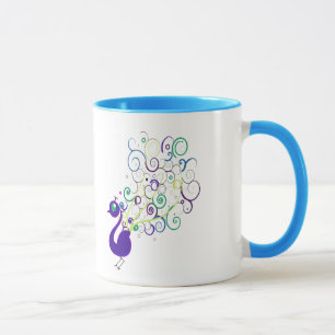 I Liebe-Pfaus Tasse