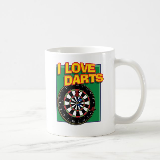 I LIEBE-PFEILE KAFFEETASSE (Rechts)
