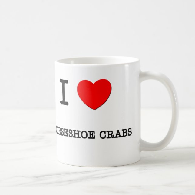 I Liebe PFEILSCHWANZKREBSE Kaffeetasse (Rechts)
