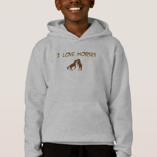 I LIEBE-PFERDE HOODIE