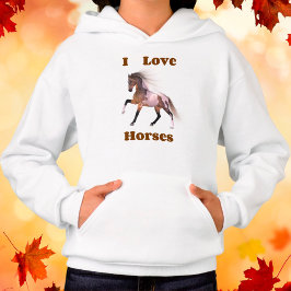 I Liebe Pferde - Paint Horse Sweatshirt