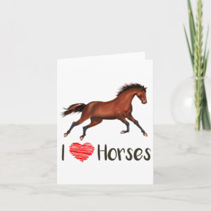I Liebe Pferde Reiten Reiten Reitsport Karte