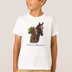 I Liebe Pferde T - Shirt