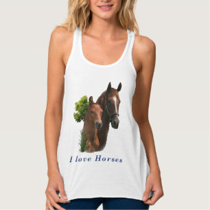 I Liebe Pferde Tank Top