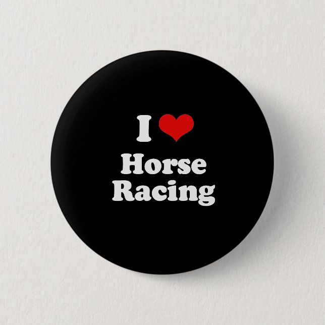 I Liebe-Pferdelaufent-shirt Button (Vorderseite)