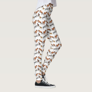 I Liebe-Pferdepferdeartige Kunst-Leggings Leggings