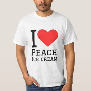I Liebe Pfirsicheis T-Shirt