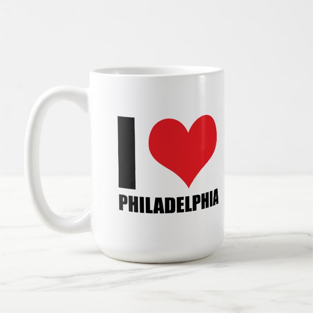 I Liebe Philadelphia Kaffeetasse (Links)