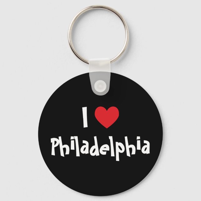 I Liebe Philadelphia Schlüsselanhänger (Vorderseite)