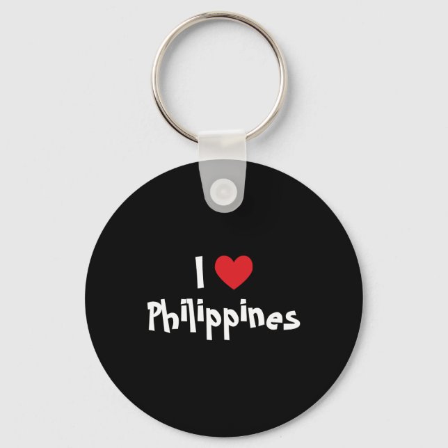 I Liebe Philippinen Schlüsselanhänger (Vorderseite)
