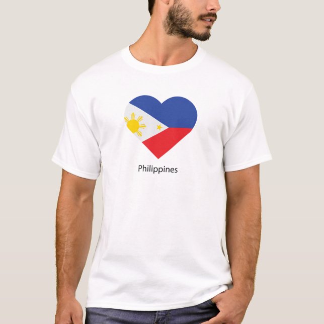 I Liebe Philippinen T-Shirt (Vorderseite)