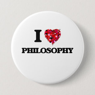 I Liebe-Philosophie Button