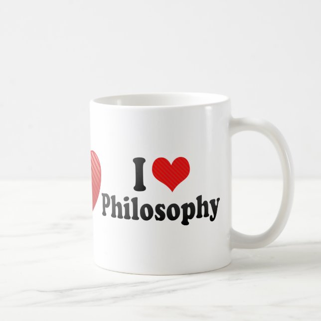 I Liebe-Philosophie Kaffeetasse (Rechts)