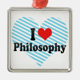 I Liebe-Philosophie Ornament Aus Metall