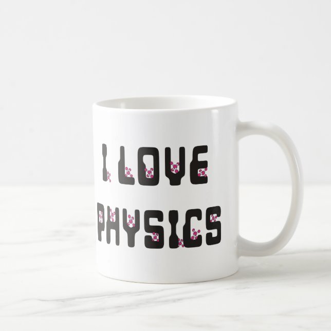 I Liebe Physik Kaffeetasse (Rechts)