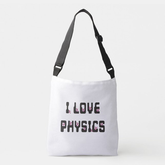 I Liebe Physik Tragetaschen Mit Langen Trägern (Vorderseite)