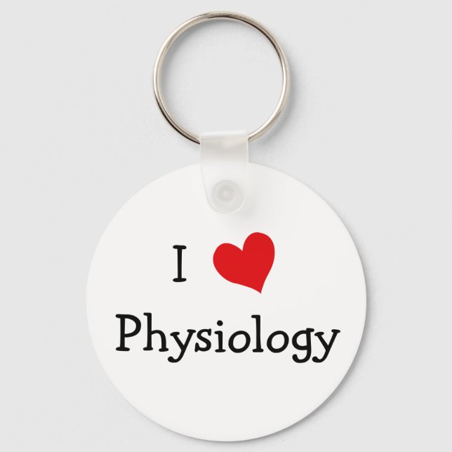 I Liebe Physiologie Schlüsselanhänger (Vorderseite)